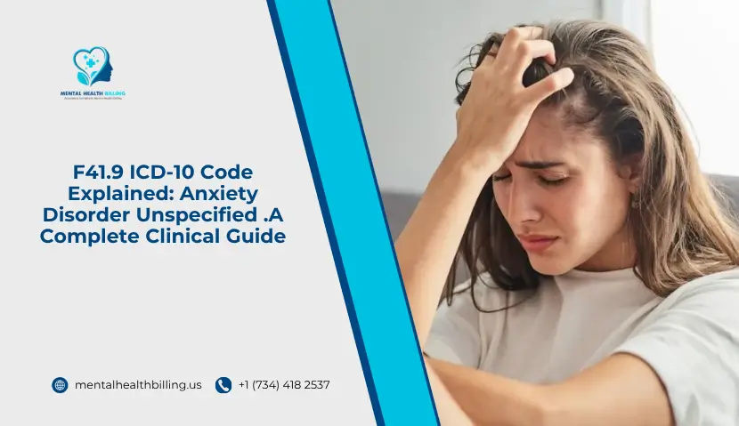 F41.9 ICD-10 Code Explained Anxiety Disorder Unspecified — A Complete Clinical Guide