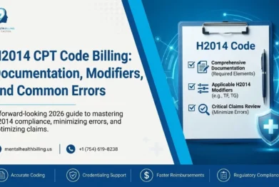 H2014 CPT code billing documentation, modifiers and common errors
