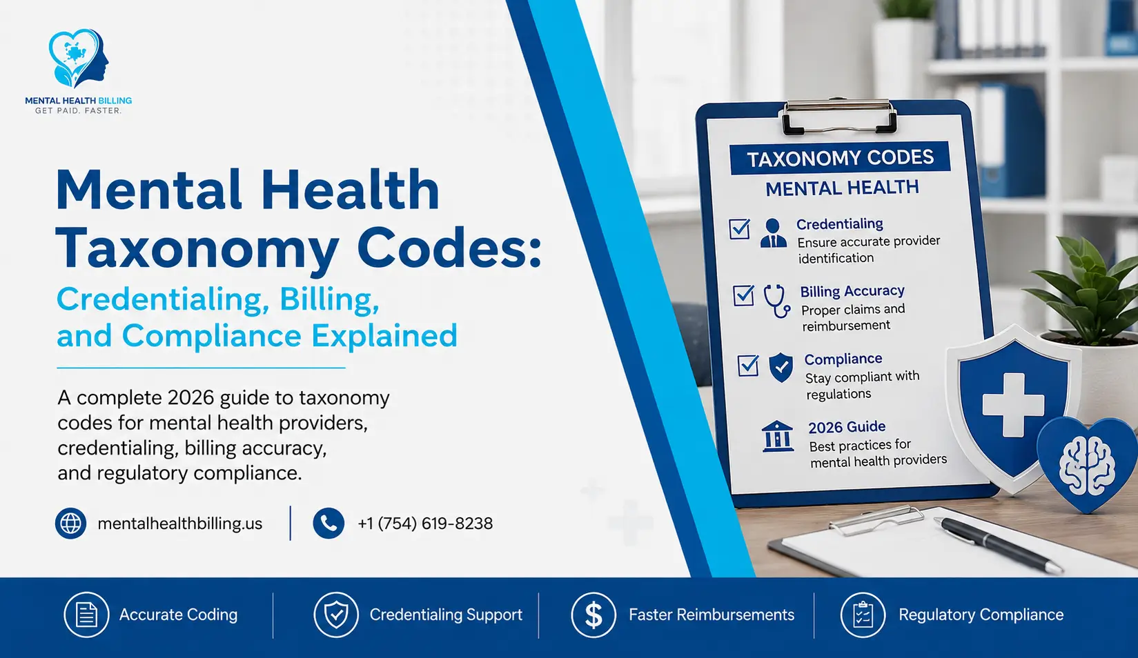 Mental health taxonomy codes credentialing, billing, and compliance explained