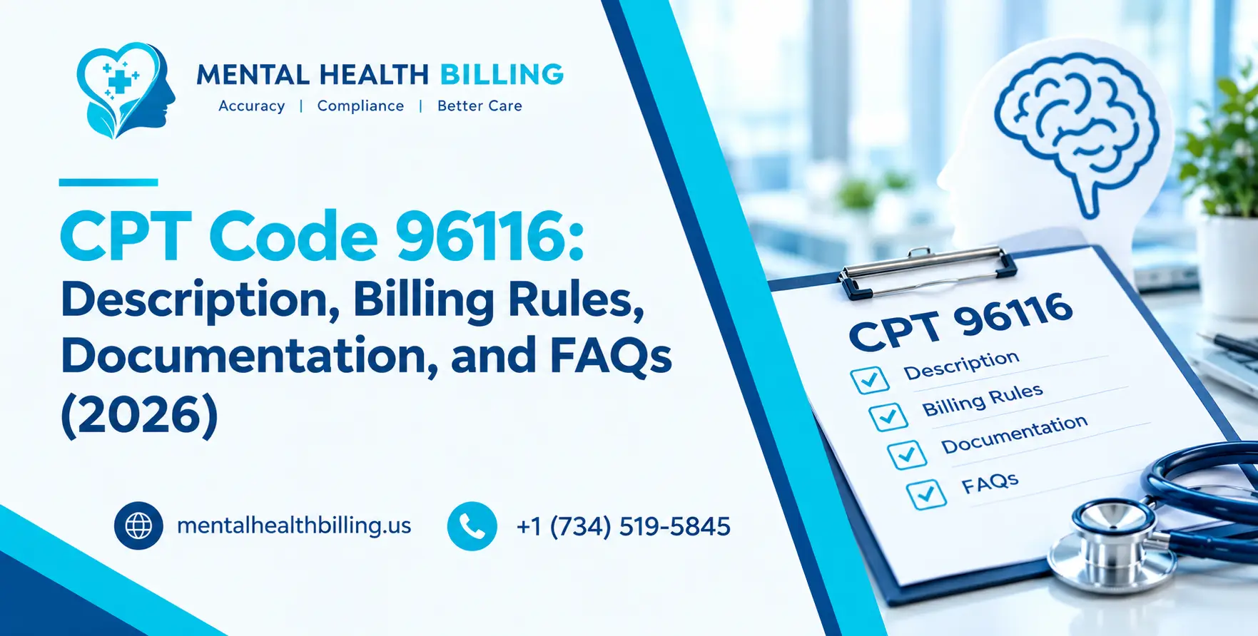 CPT Code 96116 Description, Billing Rules & FAQs (2026)