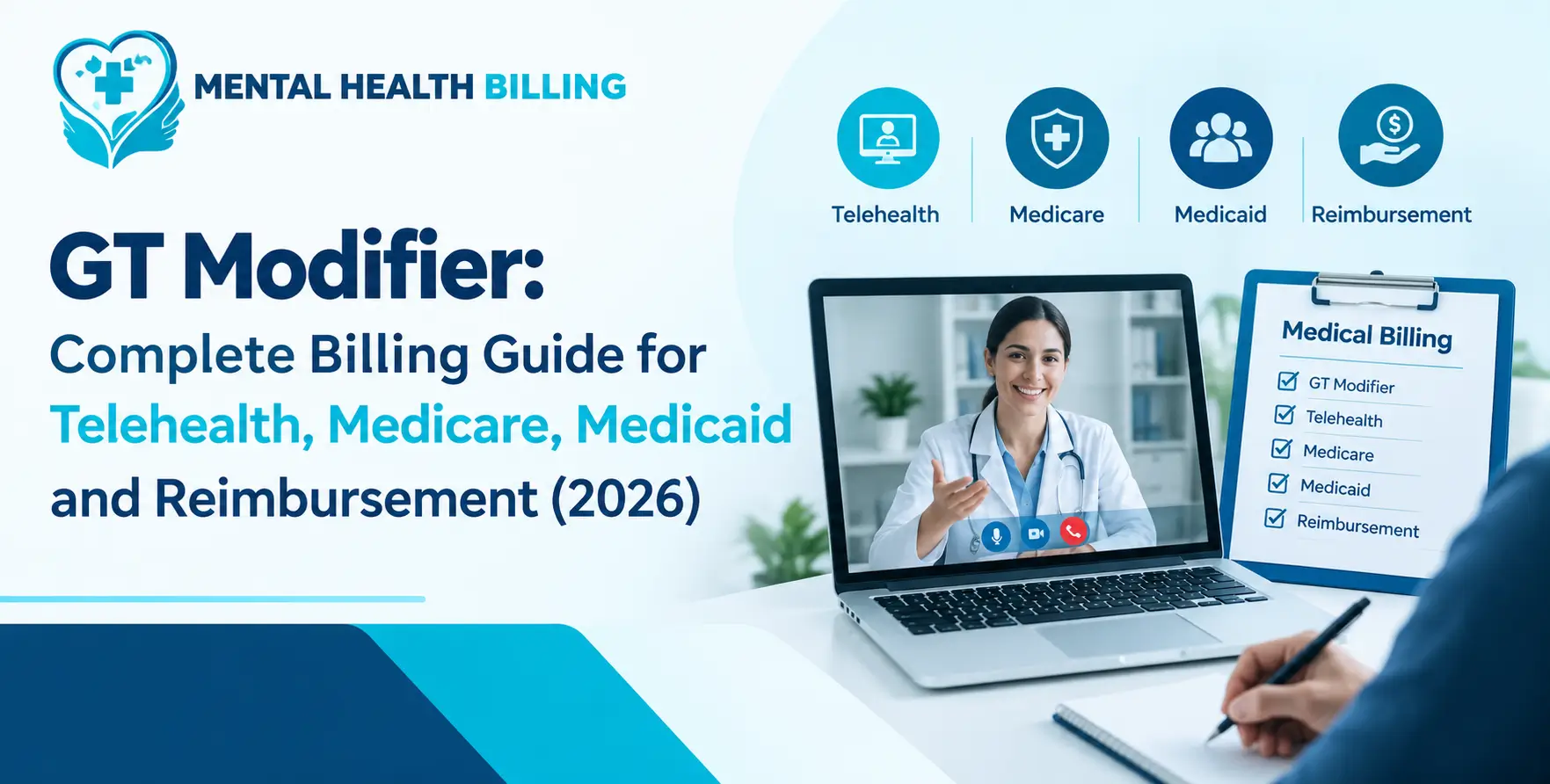 GT Modifier Complete Billing Guide for Telehealth, Medicare, Medicaid and Reimbursement (2026)