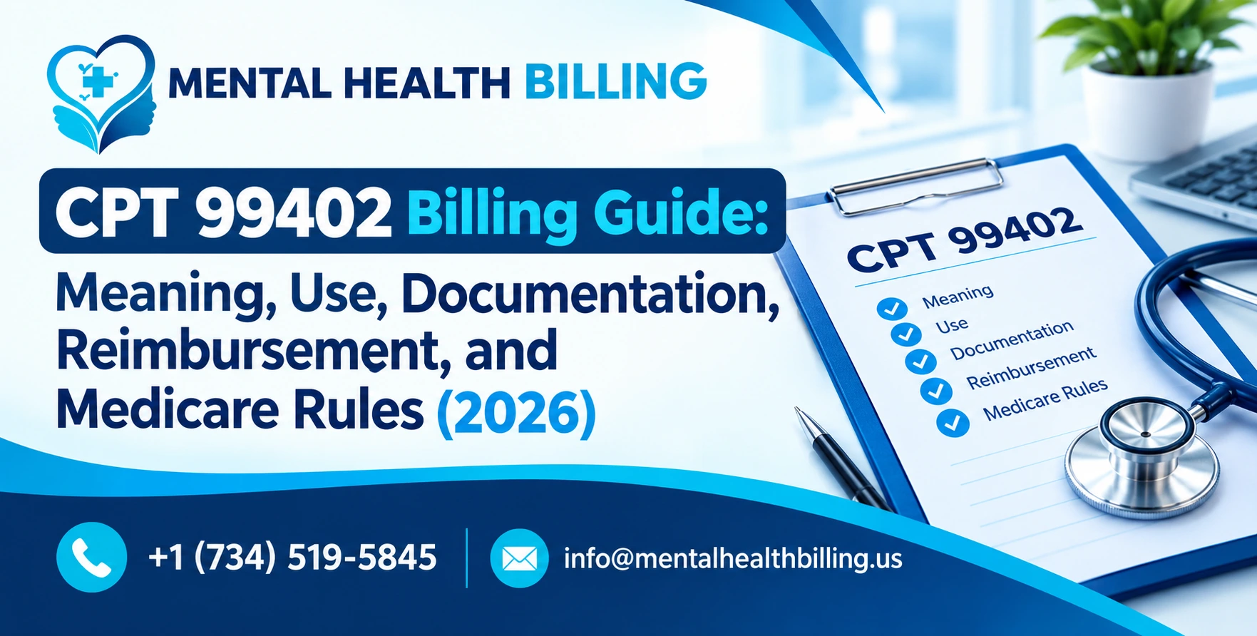 CPT 99402 Billing Guide Banner