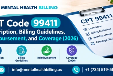 CPT 99411 Mental Health Billing Guide